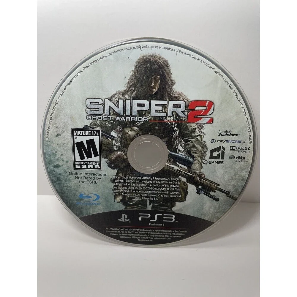 Playstation 3 Sniper 2 Ghost Warrior Tested